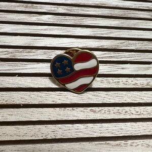 Avon American Heart Shaped Pin vintage